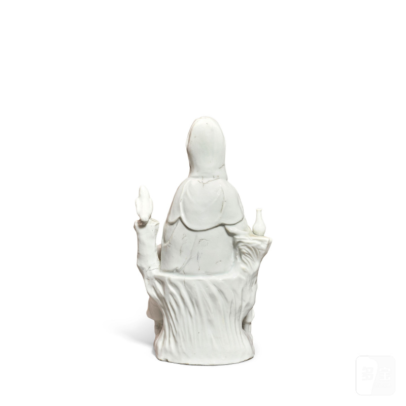 清康熙 德化窯觀音像 | A BLANC-DE-CHINE FIGURE OF GUANYIN - 图4
